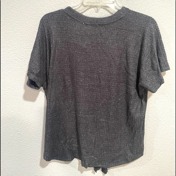 PINK REPUBLIC Knot Front Top Waffle Knit
Gray Dolman Sleeve blouse Size -various - Picture 7 of 9